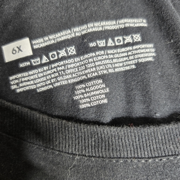 Marvel Avengers Christmas Gingerbread Cookie T-shirt Women's Sz 6X Black Tee - Picture 9 of 9